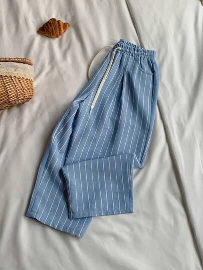 Dazy Kids Young Girls Casual Loose Korean Style Striped Pants, Spring/Autumn