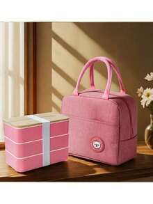 Bộ hộp cơm bento ba tầng kèm túi giữ nhiệt, hộp cơm bento kiểu Nhật, hộp đựng sushi, hộp đựng đồ ăn nhẹ, túi đựng cơm trưa giữ nhiệt, nhiều tầng xếp chồng được, dễ vệ sinh, có thể tái sử dụng, di động, dùng được trong máy rửa chén và lò vi sóng, thích hợp cho học sinh, công sở, cắm trại ngoài trời, hộp cơm bento nhiều tầng dung tích lớn để đựng thức ăn. - Nhiều màu - Xem 12