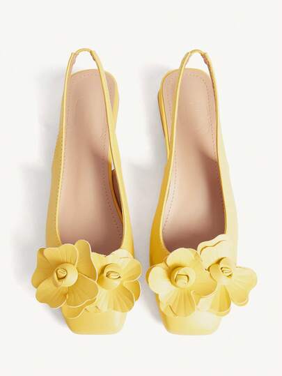 CUCCOO CHICEST Women's Floral Decor Fashion Casual Commuter Loafers Valentine's Day Wedding Shoes Summer Shoes Bride Shoes