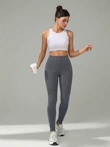 SHEIN Tall Women Pants - Dark Grey - View 3