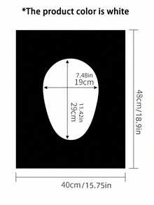 30/50/100/200片装一次性旅行必备大号透明加厚厕垫，便携式商务旅行厕垫，防水便携式厕纸，塑料防水防污，便携式旅行，酒店一次性厕垫，公共场所，旅行 - 彩色 - 查看 2