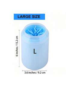 Pet Foot-Washing Cup - The Ultimate Tool For Cat Bathing. Pet Supplies Cleaning And Beauty Foot-Washing Device. Dog Foot-Washing Cup. - Blue - View 7