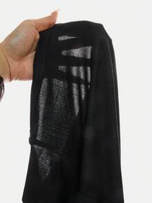 少女T恤套装，柔和配色，舒适贴身，适合上学、玩耍、旅行和日常穿着，春季必备 - 黑色 - 查看 14