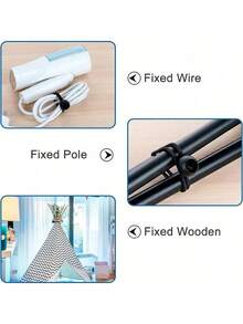 50pcs Outdoor Camping Tent Fixed Elastic Rope Plastic Ball High Elastic Rope Tied Elastic Ball, Trampoline Beach Net Elastic Rope Strap - Multicolor - View 8