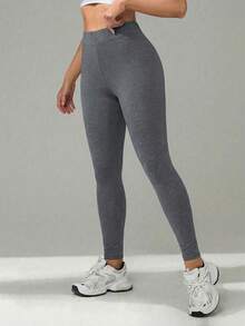 SHEIN Tall Women Pants - Dark Grey - View 4