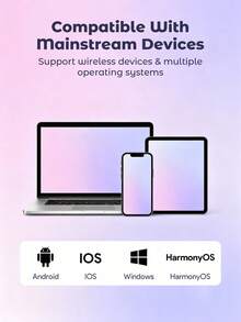 JMMO Wireless Earbuds, Earphone With USB-C For Fast Charging & ENC Noise Canceling Technology For Sports Music Women's Gift Creative Holiday Gift,Gaming Earphone Gifts,Must-Haves For Autumn And Winter - White - View 9