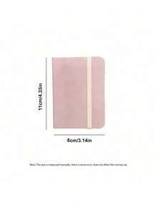 2/150 Pcs Mini Portable A7 Notebook/Pocket Notebook, Leather Cover, Thickened Inner Pages, Waterproof And Wear-Resistant, Bandage-Patterned Design, Protects Privacy, Simple Notebook, Portable Notebook, Journal, Simple Notepad, Vocabulary Notebook, Office Notebook, Birthday/Christmas/Halloween/Thanksgiving Gift, Prize And Reward Gift, Office Supplies (Bandage-Patterned Color Random). - Multicolor - View 3