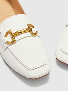 CUCCOO BIZCHIC Women Casual Versatile Commute Simple Flats For Christmas Valentine's Day - White - View 6