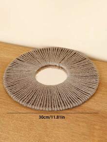 1个圆形T型镜，适用于浴室，T型镜木框圆形波西米亚风儿童房悬挂镜，浴室镜，圆形镜，玄关镜，波西米亚风镜，太阳镜镜，卧室客厅玄关墙面装饰镜，圆形木质农舍风壁镜，圆形乡村海岸风浴室装饰镜 - 彩色 - 查看 6