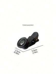 1 Set Of 3-In-1 Camera Lens Clip With Wide Angle Macro Fisheye Lens And External SLR Magnifying Lens, Ideal As Macro & Wide Angle Shooting Prop Halloween Decoration. Best - Multicolor - View 8