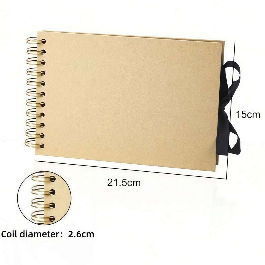 1pc/3pcs A5 Set Photo Album, Scrapbook, Creative Bow Doodle Pages, Collectible Commemorative Album Set - Multicolor - View 1