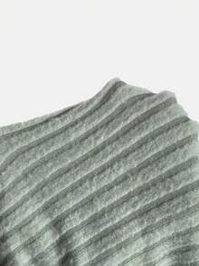 SHEIN CURVE+ Bộ đồ 2 món cỡ lớn, kiểu dáng thường ngày, màu trơn: áo và quần. - màu xanh lá - Xem 7