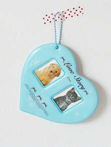 Joivida Cute Double Heart Photo Keychain | 1-Inch Durable Plastic Card Holder With Split Ring | Perfect CP Gift For Fans, Friends, Idol Lovers - Multicolor - View 11