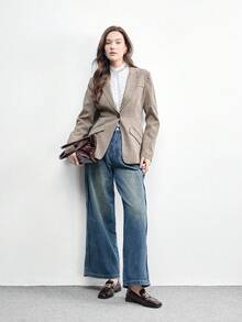 CUCCOO BIZCHIC Women's Fashionable Versatile Commuting Loafer Flats - Coffee Brown - View 6