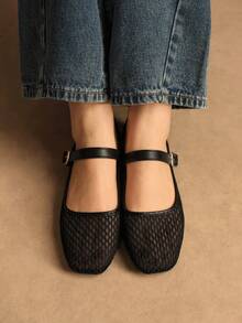 Rosivie 女士平底鞋 - 黑色 - 查看 6