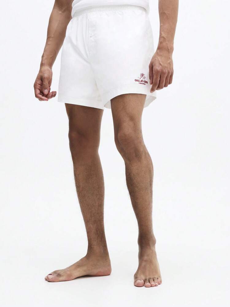 Logo Boxer Shorts With Embroidered Detail For Valentine's Day