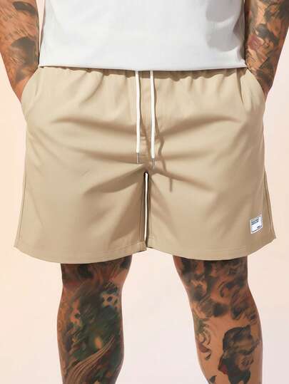 EASEVO Pantalones cortos rectos informales de talla grande