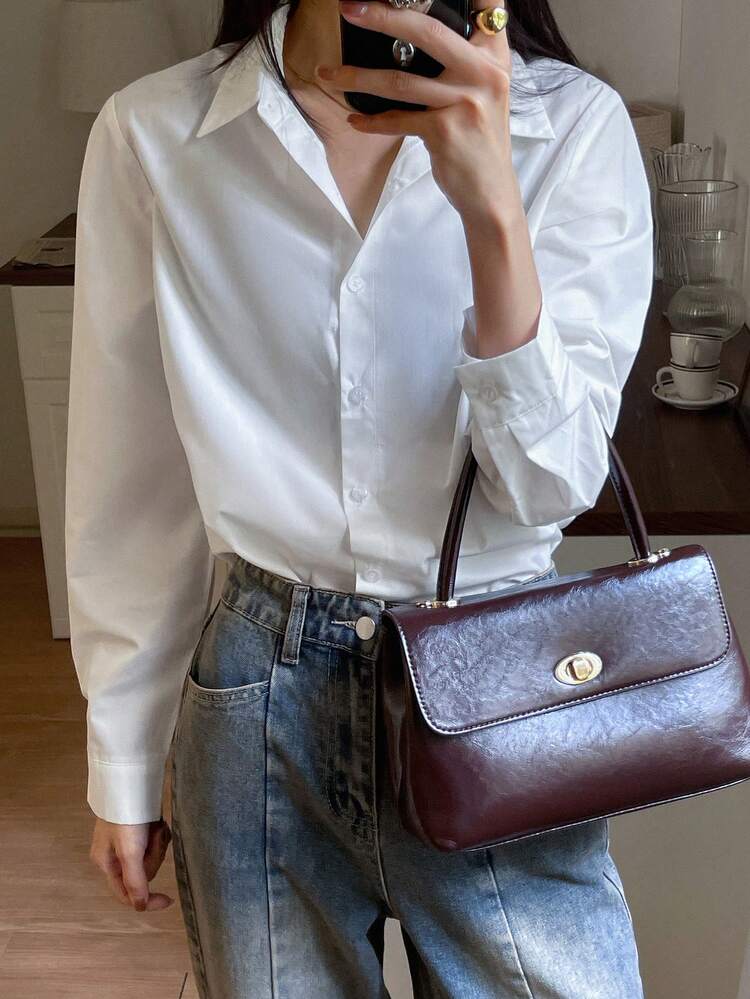 Elegant Blouse For Women, Casual Chic Shirt