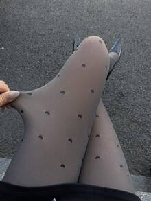 DAZY Quần legging nữ dáng ôm màu trơn, thích hợp cho mùa Thu/Đông. - Xám - Xem 2