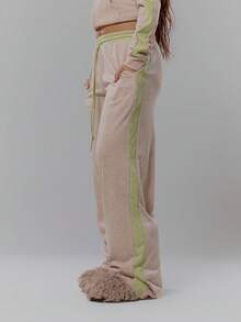 MUSERA Low Rise Straight Leg Joggers Co-Ord Bottom Only Streetwear Coolgirl Winter Sexy Casual Odd Drift - Multicolor - View 3