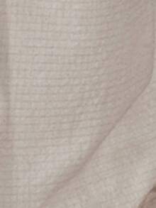 Napfluff Bộ đồ ngủ dài tay và quần màu mơ trơn, thắt nơ dành cho nữ. - Màu be - Xem 7