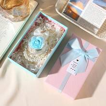 1pc Stylish And Luxurious Rose Keychain With Pearl Bow, Exquisite Car Keychain Accessory. - Multicolor - View 8