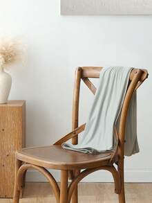 1pc Polyester Fiber  Cooling Blanket,Comfortable And Breathable Polyester For Summer, Suitable For Bedroom, Home Decor - Light Grey - View 7