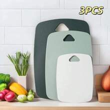 1PC/3PCS Pp Classified Cutting Board, Nordic Minimalist Style Double-Sided Kitchen Cutting Board, Household Fruit Cutting Board - Multicolor - View 5