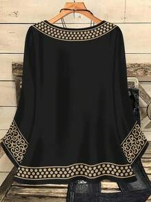 EMERY ROSE Blusa de mujer talla grande para verano, para vacaciones, salidas, conciertos de música country, top de verano lindo para mujer - Multicolor - Ver 2