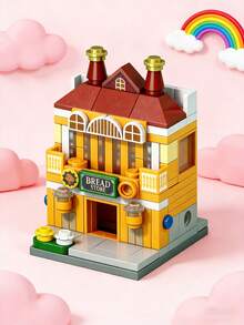 Pieces Big Size ABS Material Creative DIY Multicolor City Street Scene Building Blocks For Adults Home Office Decoration Model Kit Collectible Hot