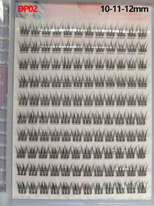 Self-Adhesive, Reusable, Glue-Free, Natural-Looking, Beginner-Friendly Makeup Lash Clusters, Individual Lashes, False Eyelashes - C - View 11