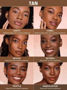 Lock & Go Long-Lasting 氣墊粉餅-Nutmeg 品牌 美容 化妝 化妝品 適合女性與女孩 完美搭配夏季春季 Y2K 時尚 流行 生日 母親節禮物 假期 派對準備就緒 最佳顏色 - Nutmeg - 查看 10