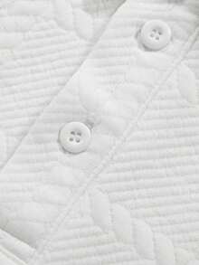 Manfinity Hypemode Áo polo nam tay ngắn, chất liệu vải có họa tiết, in đơn giản. - trắng - Xem 4