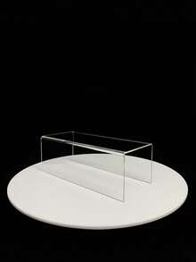 1pc, Transparent Thickened U-Shaped Tiered Dessert Display Stand, Food Display Risers, Multi-Purpose Clear Storage Rack For Figurines And Perfumes, Cosmetic Organizer, Cake And Pastry Showcase - Clear - View 2