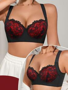 DesireSculpt 1 pieza Sujetador inalámbrico ajustable y suave con soporte y elevación para mujer - Multicolor - Ver 6