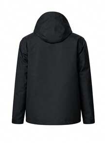 Columbia Men's Waterproof Rain Hooded Jacket Black - màu đen - Xem 2