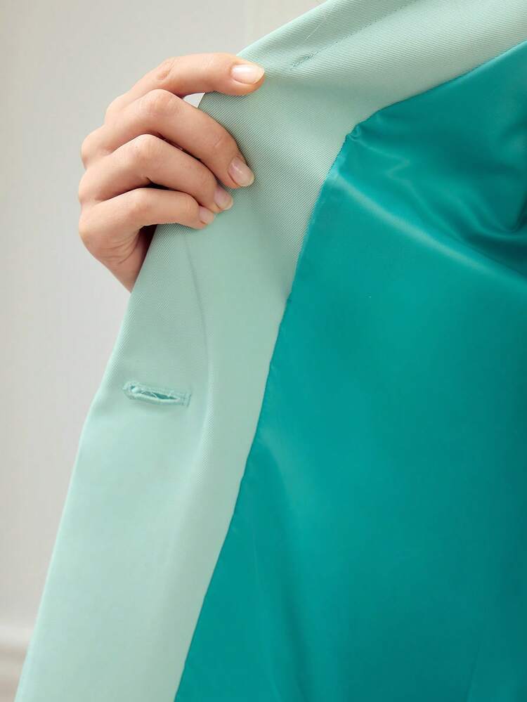 Damen elegante Blazer für Date Nights mit Strass-Ketten-Dekor, Frühling/Sommer