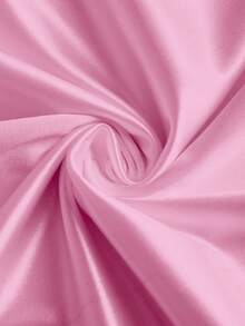 Sweetra Women's Solid Color Elegant Pleated Mermaid Skirt - Baby Pink - View 3