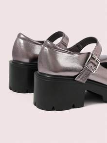 CUCCOO DOLLMOD 时尚女式萝莉鞋 白色厚底鞋 度假鞋 夏季Y2K朋克风酷炫街头运动风 圣诞节 秋季 新年 假日 - 灰色 - 查看 9