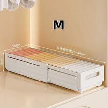1pc Retractable Folding Home/Kitchen Storage Organizer Box, Expandable Drawer Style Storage Container For Pantry, Dorm, Closet, Snacks & Miscellaneous Items - White - View 11
