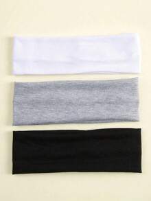 4pcs/Set Women Headband Multipurpose Daily Wear, Suitable For Outdoor, Running, Yoga, Absorb Moisture, Elastic Fit And Comfortable, Fit For All Fitness Enthusiasts, Keep Hair And Sweat Away - Multicolor - View 8