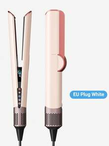 Teckwe Hair Dryer Straightener 2-In-1, Rapid Drying Hairdryer Anion Hair Straightener Iron, Anti-Scalding Hair Dryer Brush For Home Dormitory Salon Use - EU C Type Plug(220-240V) - View 8