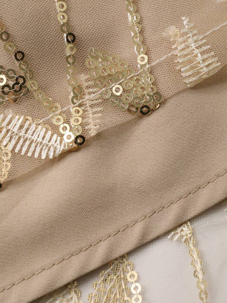 Women's Elegant Floral Embroidered Elastic Waist Skirt, Summer Spring,Wedding Guest Skirt Women