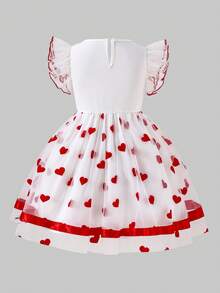 小女孩连衣裙 - 米色 - 查看 2