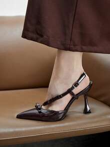 CUCCOO BIZCHIC 女士高跟凉鞋 - 咖啡棕 - 查看 3