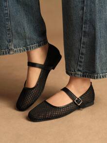 Rosivie 女士平底鞋 - 黑色 - 查看 4