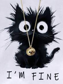 SHEIN Áo thun nữ tay ngắn cổ tròn in hình hoạt hình, kiểu dáng thường ngày, thích hợp cho mùa hè. - Nhiều màu - Xem 5