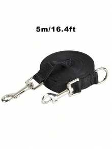 10 Ft 16 Ft 23 Ft 33 Ft Multi-Perpass Solid Color Pet Lead, Hands Free Dog Walking Lead, Sliding Tow Rope Suitable For Training, Walking, Outdoor Activities - Suitable For Pets Of Various Sizes, Black - Black - View 13