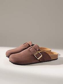 Solecia 女士休闲百搭通勤平底鞋 - 咖啡棕 - 查看 3