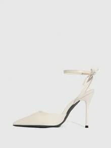 CUCCOO SZL 女士Y2K朋克机车风高跟鞋，适合万圣节、圣诞节、派对装扮 - 杏色 - 查看 8